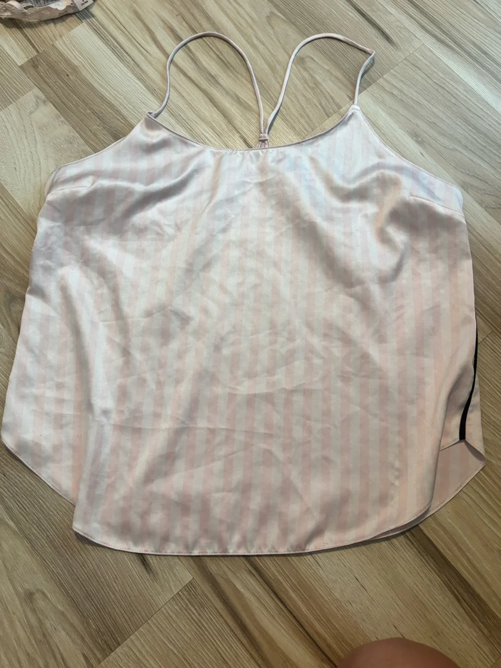 Victoria’s Secret Satin Stripe Cami & Short PJ Set